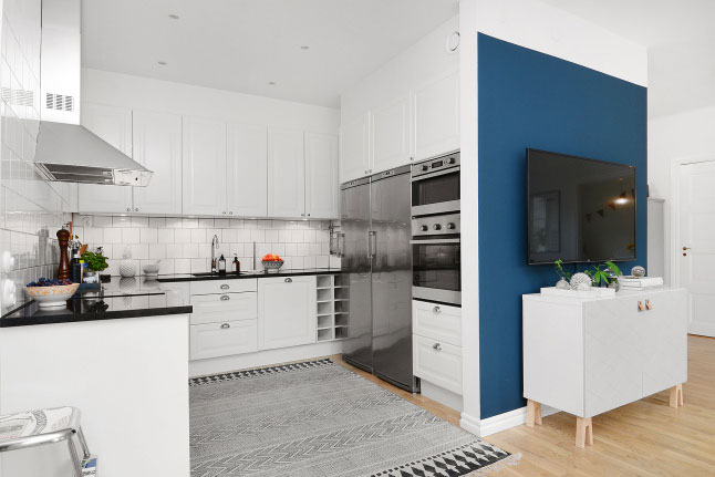 89平两居室北欧风格厨房装饰效果图
