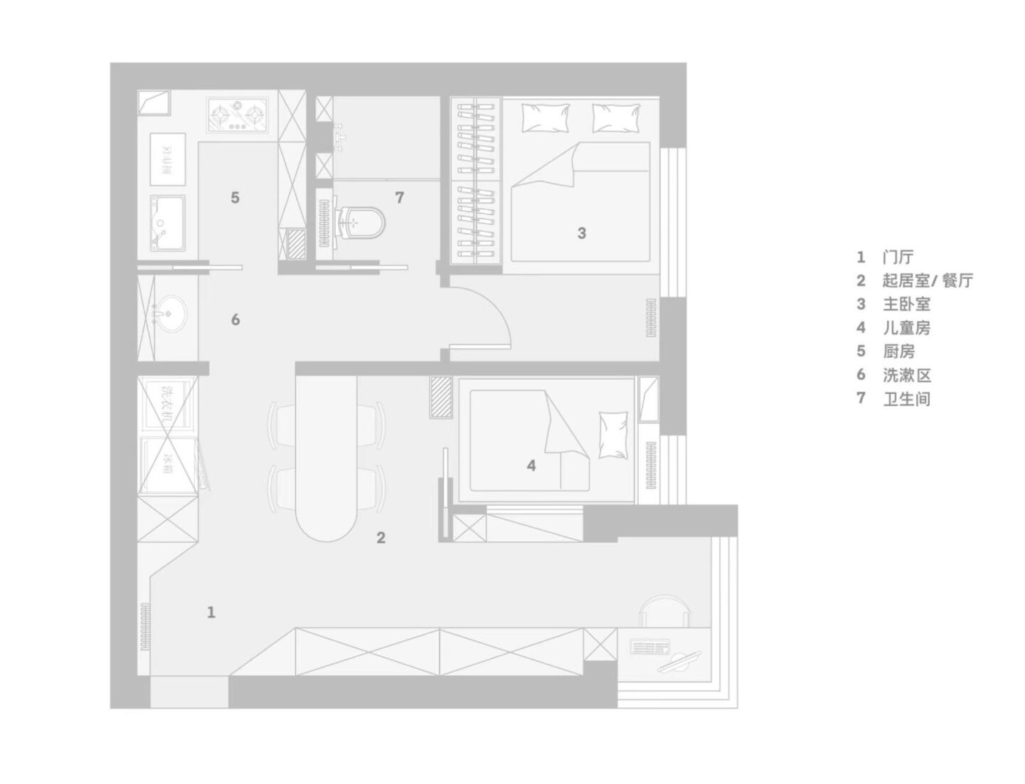 小户型装修实例：巧妙利用空间，打造小户型理想居所（案例分享与布局技巧）(图2)