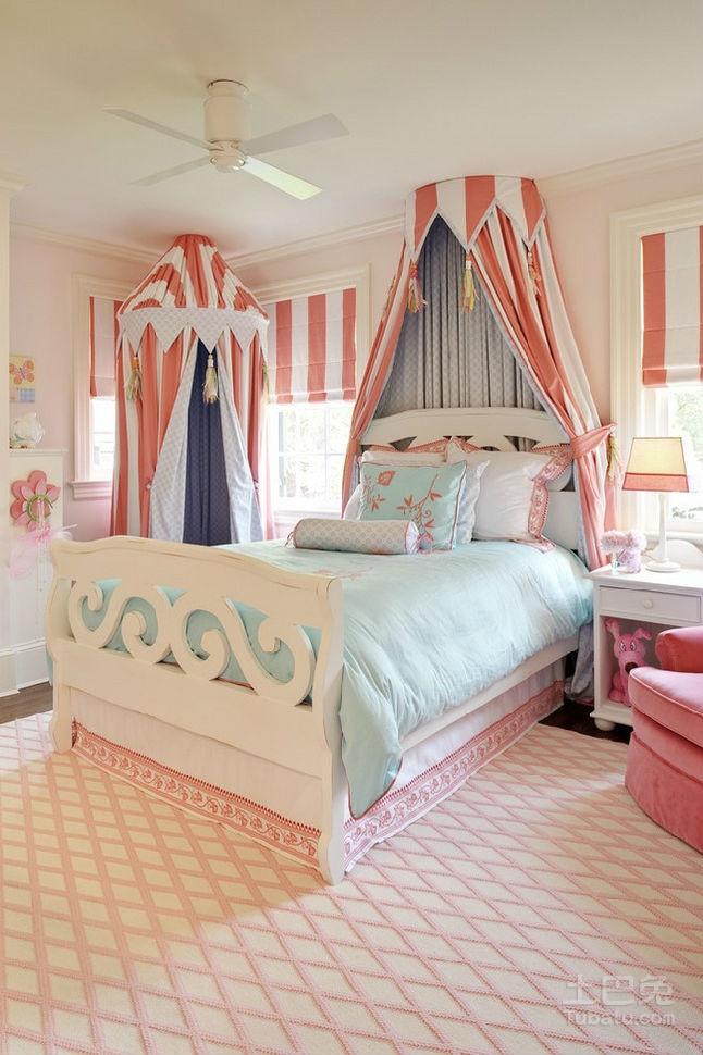 公主床打造温馨梦幻的卧室（迷恋童话风的你别错过的公主床设计）(图6)