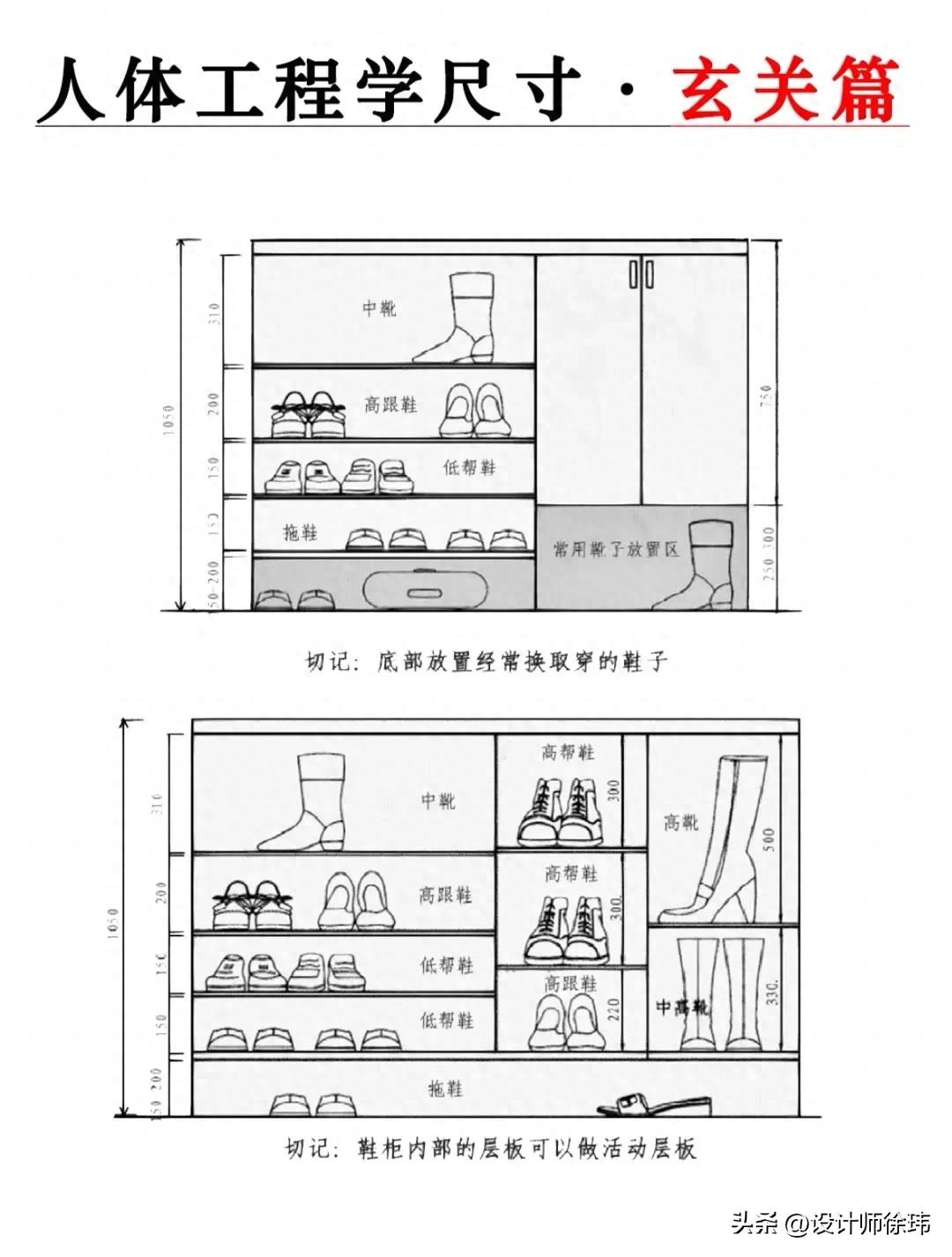 鞋柜宽度一般是多少公分（鞋柜的宽度标准尺寸是多少）(图14)
