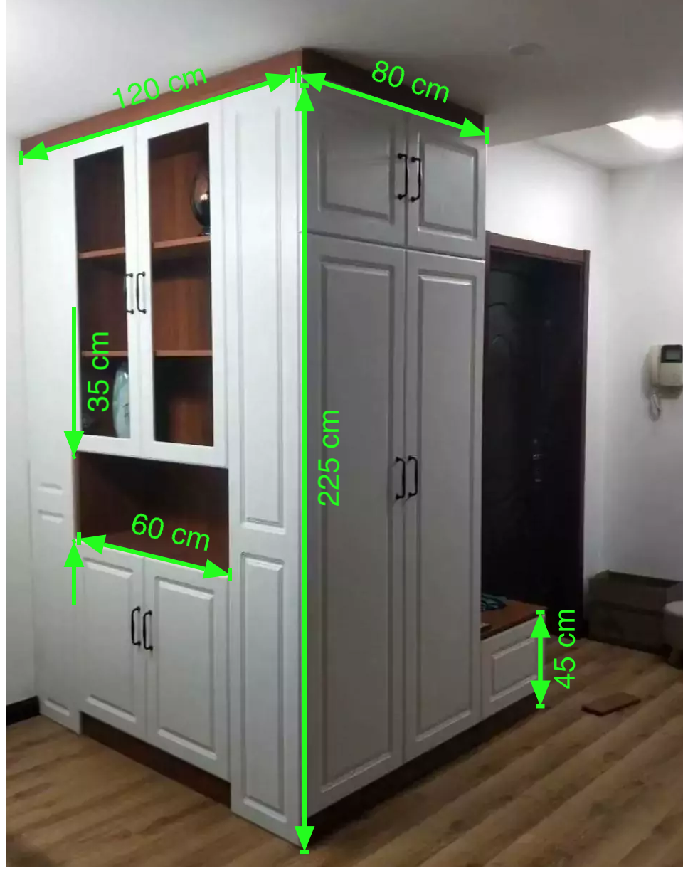入户鞋柜常见尺寸是多少？（鞋柜尺寸及内部设计图）(图28)